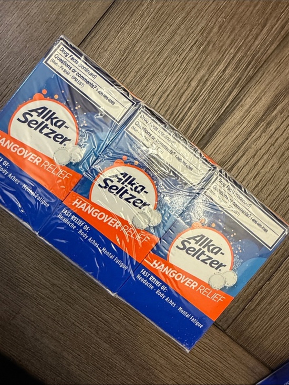 Alka-Seltzer Hangover Relief Orange Fizz Tablets